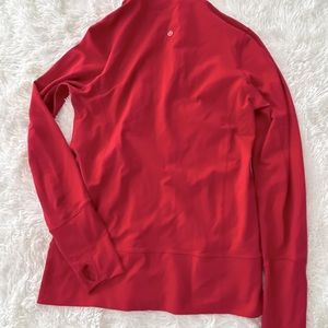 Lululemon Red Stretchy Spandex Jacket size 10